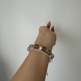 Smoky Quartz & Clear Quartz Healing Bracelet