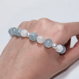 Freshwater Pearls-Handmade Natural Crystal Bracelet