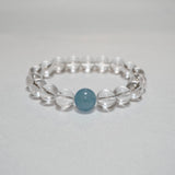 Lake Blue-Handmade Natural Crystal Bracelet